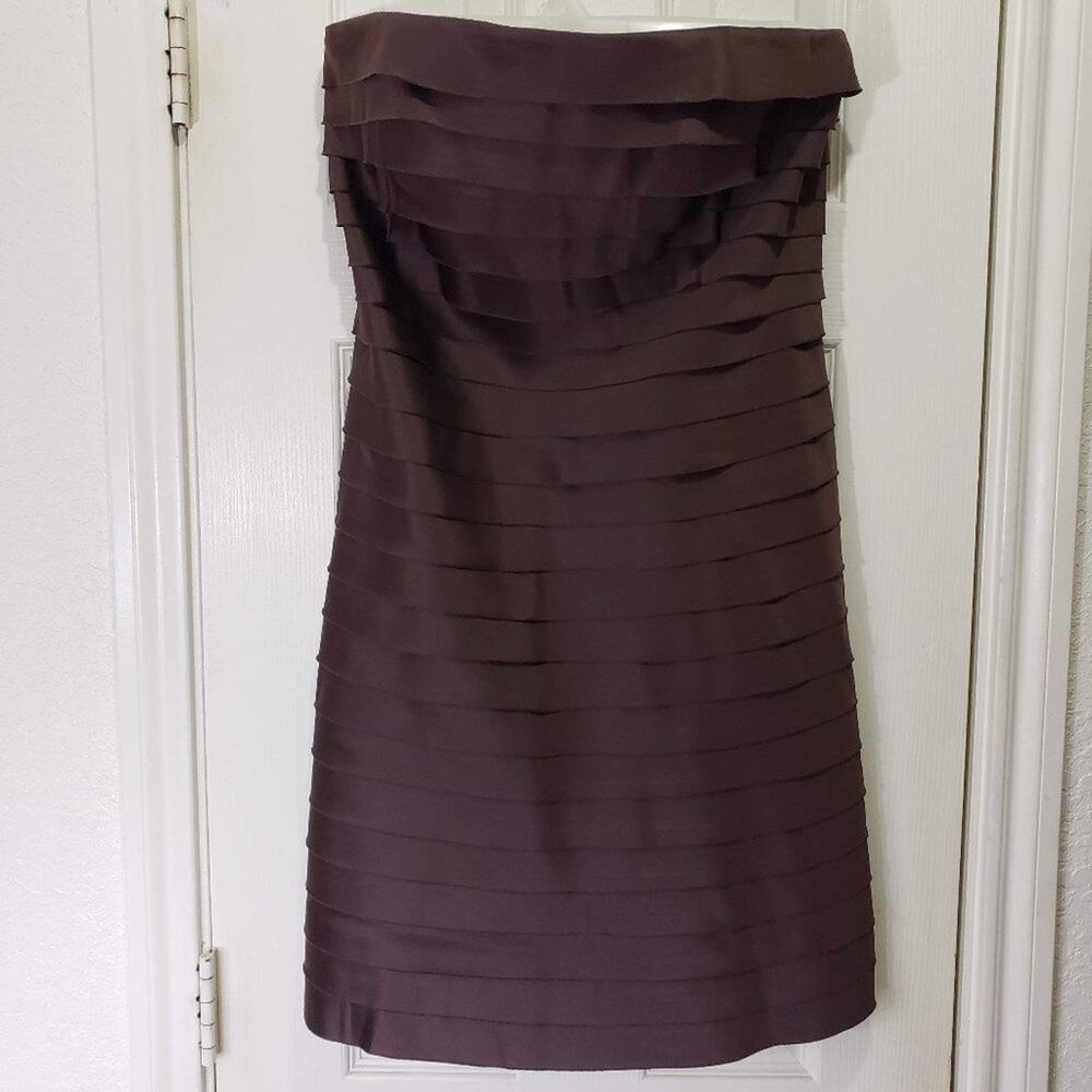 Eliza J Layered Strapless Dress Size 10P